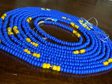 Load image into Gallery viewer, "Blue Skies & Sunshine"  Waistbeads