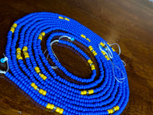 Load image into Gallery viewer, "Blue Skies & Sunshine"  Waistbeads