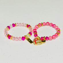 Load image into Gallery viewer, "Strength in Pink" -  Bracelet Set