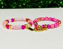 Load image into Gallery viewer, &quot;Strength in Pink&quot; -  Bracelet Set
