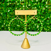 Load image into Gallery viewer, "The Krystal " Hoop earrings