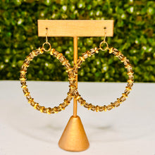 Load image into Gallery viewer, "The Krystal " Hoop earrings