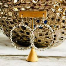 Load image into Gallery viewer, "The Krystal " Hoop earrings