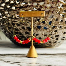 Load image into Gallery viewer, "The Krystal2" Hoop earrings