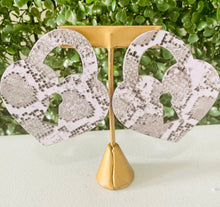 Load image into Gallery viewer, "Key to My Heart" Large Stud Earrings