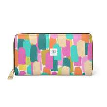 Load image into Gallery viewer, "Color Splash" - Zipper Wallet