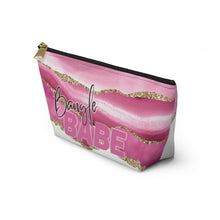 Load image into Gallery viewer, "Bangle Babe" - Accessory Pouch w T-bottom