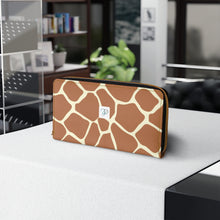 Load image into Gallery viewer, "Wild Giraffe" Zipper Wallet