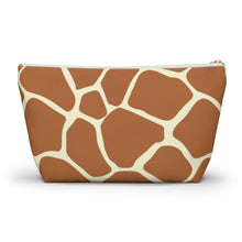 Load image into Gallery viewer, Wild Giraffe Accessory Pouch w T-bottom