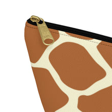 Load image into Gallery viewer, Wild Giraffe Accessory Pouch w T-bottom