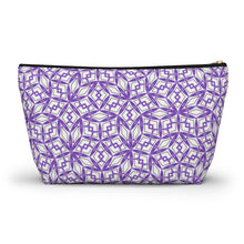Load image into Gallery viewer, Accessory Pouch w T-bottom - SPECIAL EDITION Domestic Violence Awareness
