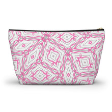 Load image into Gallery viewer, Accessory Pouch w T-bottom - &quot;Pink on Purpose&quot;
