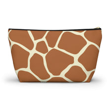 Load image into Gallery viewer, Wild Giraffe Accessory Pouch w T-bottom