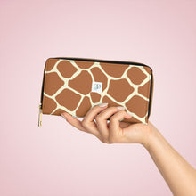 Load image into Gallery viewer, "Wild Giraffe" Zipper Wallet