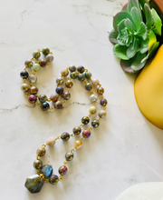 Load image into Gallery viewer, "Strength in Beauty" - Gemstone Chain Link Necklace