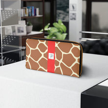 Load image into Gallery viewer, "Wild Giraffe R" Zipper Wallet