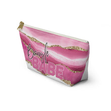 Load image into Gallery viewer, "Bangle Babe" - Accessory Pouch w T-bottom
