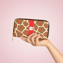 Load image into Gallery viewer, "Wild Giraffe R" Zipper Wallet