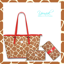 Load image into Gallery viewer, "Wild Giraffe R" Zipper Wallet