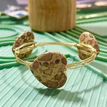 Load image into Gallery viewer, "Captured My Heart" - 3 stone bangle
