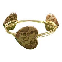 Load image into Gallery viewer, "Captured My Heart" - 3 stone bangle
