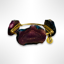 Load image into Gallery viewer, The Alexa Bangle2 - 3 stone bangle
