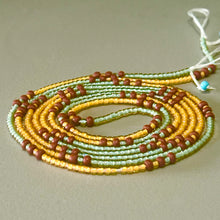 Load image into Gallery viewer, &quot;Golden Sage&quot; - Waistbeads
