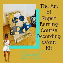 Load image into Gallery viewer, Rock Paper Scissors Vol. 3 - The Art of Paper Earrings Course RECORDING

