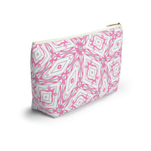 Load image into Gallery viewer, Accessory Pouch w T-bottom - &quot;Pink on Purpose&quot;
