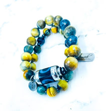 Load image into Gallery viewer, “Blue Eyez” - bracelet set
