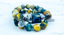 Load image into Gallery viewer, “Blue Eyez” - bracelet set
