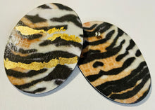 Load image into Gallery viewer, &quot;Tally&quot; - Large foiled stud earrings
