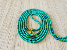 Load image into Gallery viewer, &quot;Wrapped in Turquoise&quot;  waistbeads
